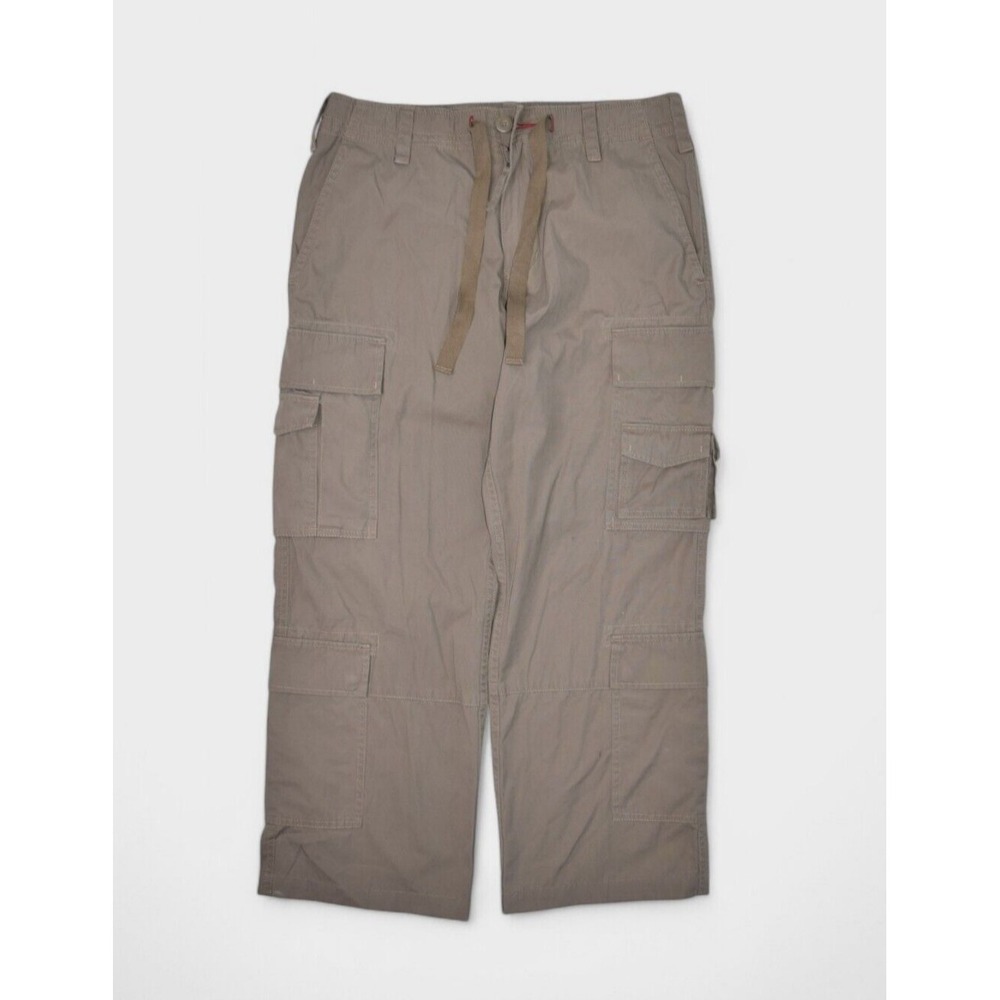 Juicy Couture Pants Womens 30 Cargo Baggy Straight Leg Y2k Cotton Drab 34x28